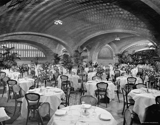 Restaurant, Grand Central Terminal, N.Y. Central Lines, New York, vers 1910-20